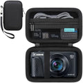 RAIALL Camera Case for Canon PowerShot SX740 HS/ SX730 HS/ SX720 HS/ SX620 HS Digital Camera, 4K Video Camera Hard Carrying Case Protective Travel Bag, Mesh Pocket for Batteries and USB Cable, Black by RAIALL