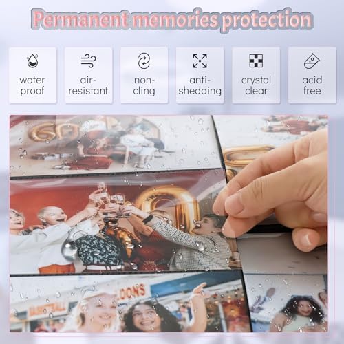 Popotop 4x6 Photo Album 200 Pictures, Linen Hardcover, Reinforced Spine - Image 2