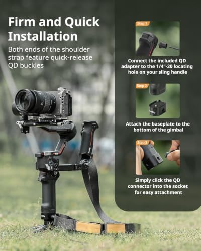 SmallRig Weight-Reducing Shoulder Strap Compatible Sling Handle for DJI - Image 4