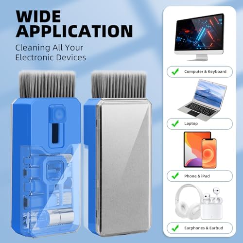 Keyboard Cleaner & Laptop Cleaning Kit, All-in-1 for Computer PC, SkyBlue - Image 5