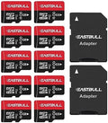 EASTBULL 8GB 10-Pack of Micro SD Card Class 10 UHS-I U1 SDHC SD Cards Pack by EASTBULL