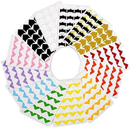 360 Count Self-Adhesive Acid Free Photo Corners for Scrapbooks Memory Books (Multicolor) - Image 2