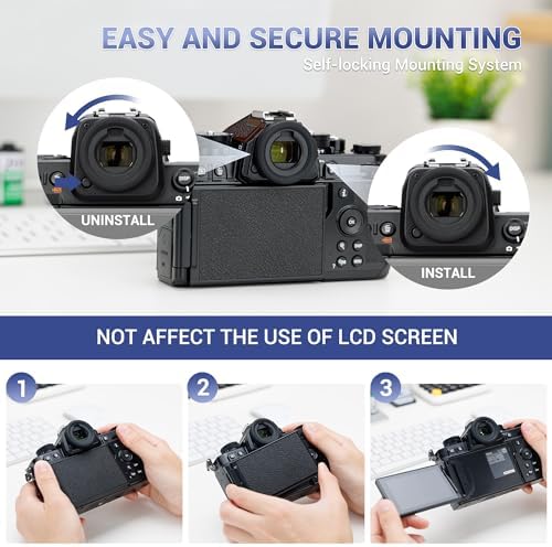 JJC 2-Pack DK-33 Round Eyecup Eyepiece Viewfinder for Nikon Zf Z8 Z9 Camera - Image 5