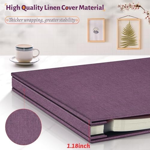 Artfeel Photo Album Self Adhesive Scrapbook,60 Pages Large Photo Book for 4x6,5x7,8x10 Pictures,DIY Album for Baby Wedding Family Travel Birthday,with Metallic Pen and Scraper - Image 5