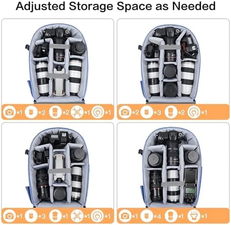 MOSISO Camera Backpack, DSLR/SLR/Mirrorless Photography Camera Bag - Image 3