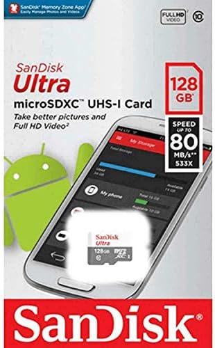 SanDisk Ultra SDSQUNS-128G-GN6MN 128GB 80MB/s UHS-I Class 10 microSDXC Card - Image 2