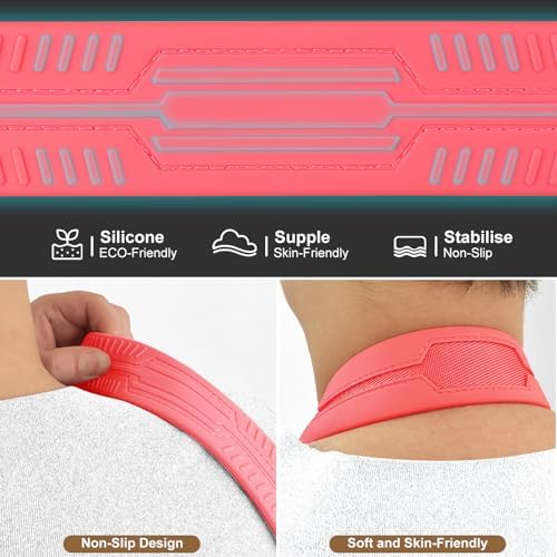 FIEIL Neck Strap Silicone Camera Straps - Padded Camera Strap, 1.5" Wide Adjustable Nylon Shoulder Strap - Compatible with Canon, Nikon, Sony, and More DSLR and Mirrorless Cameras (Fuchsia) - Image 6