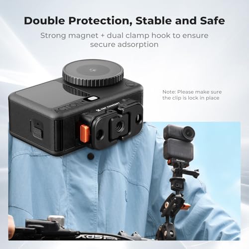 K&F Concept Magnetic Adapter Mount for DJI Osmo Action 6/Osmo Nano, Metal - Image 5