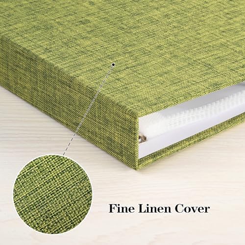 Mublalbum 10x10 Inch 3 Ring DIY Scrapbook Photo Album 40 Pages, Green - Image 6
