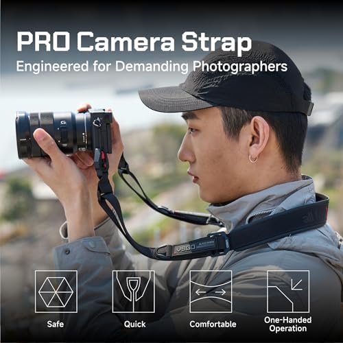 VSGO Black Snipe Pro Camera Shoulder Strap - Image 4