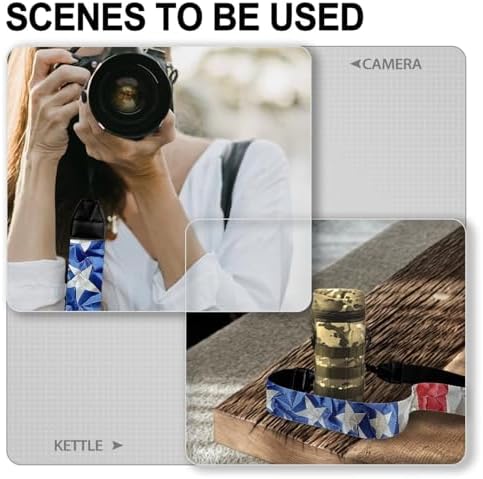 GLENLCWE Camera Strap, Camera Strap for Photographers Neck Strap Replacement Fit Most Cameras - Image 4