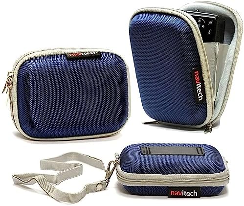Navitech Blue Shockproof Camera Case Compatible With YOODEE 48MP 16X Digital Zoom Compact Camera by Navitech