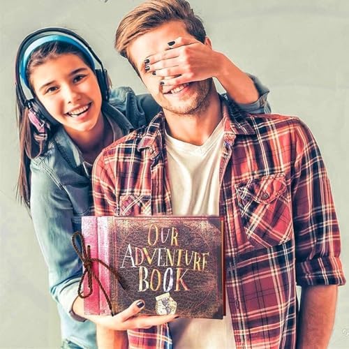 Handcrafted Adventure Book DIY Memory Scrapbook Diary - Image 4