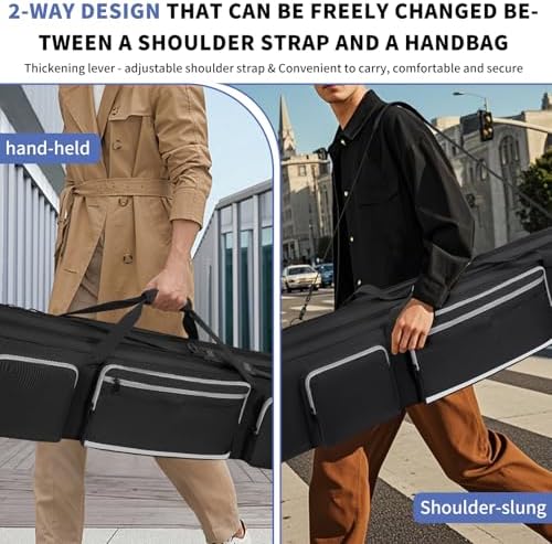 Tripod Carrying Case, 50.8" Heavy Duty Tripod Bag with Padded Divider - Image 3