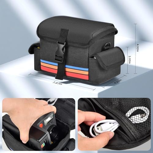 Camera Case Compatible with Polaroid Now, Now+ & OneStep+, Crossbody Bag - Image 4