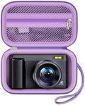 Digital Camera Case for Travelers & Vloggers, Case Only, Purple by Grapsa
