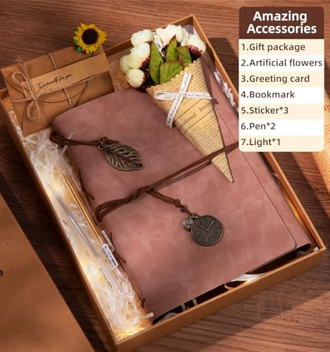 Scrapbook Photo Album 100 Pages, 60 Page Self Adhesive+40 Page Kraft Paper - Image 2
