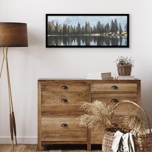 Americanflat 12x32 Picture Frame - Engineered Wood - Black - Image 4