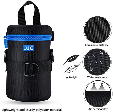 JJC Deluxe Lens Case Pouch Bag for Camera Lens Below 3.15" x 6.1"(D x L) - Image 2