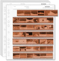50PCS-YCCLDIPL Archival Storage Sheets 135 35mm Negative Page Preservers, 35mm Film Negative Storage Sheets, Acid-Free Archival Sleeves for Camera Film, Binder-Compatible Protectors for Negatives by YCCLDIPL