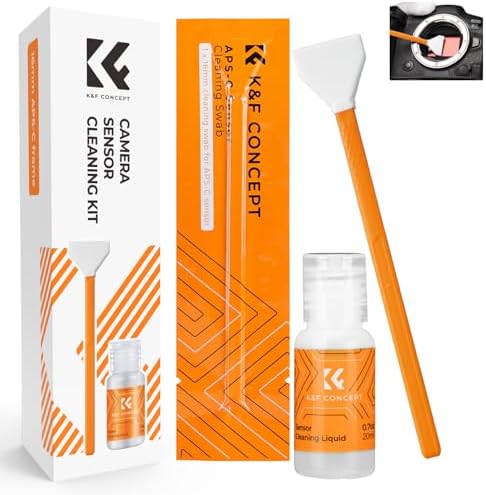 K&F CONCEPT APS-C Sensor Cleaning Kit, with Sensor Cleaner, Camera Cleaning by KFCONCEPT