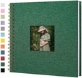Scrapbook Photo Album, Linen Covered, 10x10 Inches, 20 Sheets/40 Pages by Yopih