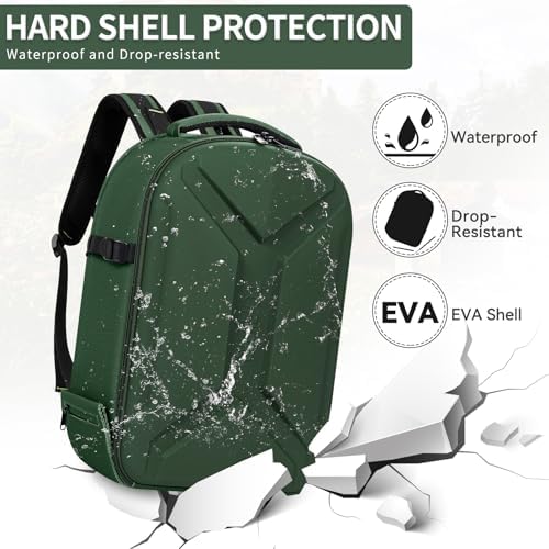 TORIBIO Large Hardshell Camera Backpack DSLR/SLR/Mirrorless Photography Bag - Image 4