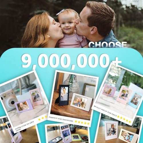CAIYOULE Mini Picture Frame for Fujifilm Instax Mini Instant 3" Film Photo - Image 4