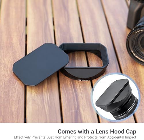 JJC Metal Square Lens Hood for Fuji Fujifilm XF 16-55mm f/2.8 R LM WR Lens - Image 5