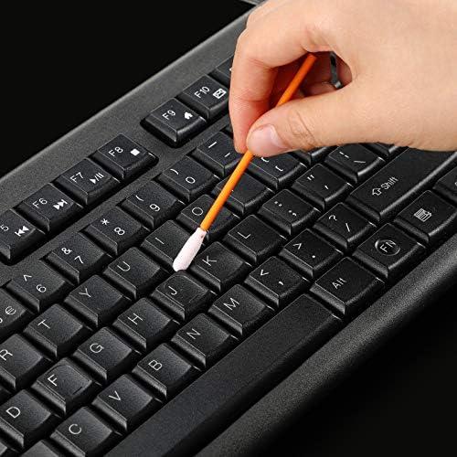 Chinco 200 Pieces Foam Swab Sponge Swab Foam Tips Sponge Stick for Inkjet Printer Print Head Camera Optical Lens Optical Equipment(Orange,3.66 Inch) (Pack of 2) - Image 6