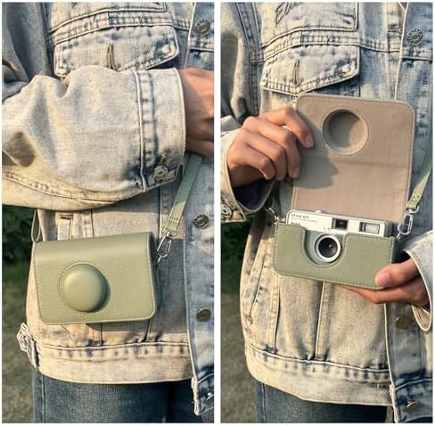 Camera Case for KODAK EKTAR H35 H35N Half Frame Film Camera, Green - Image 5