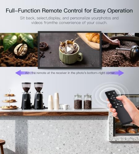 Uhale 32 Inch Extra Large Digital Picture Frame with 64GB, Remote Control, 1920 x 1080 FHD IPS WiFi Electronic Photo Frames, Support SD and USB, Share Moments Securely and Instantly, No Touch Screen - Image 5
