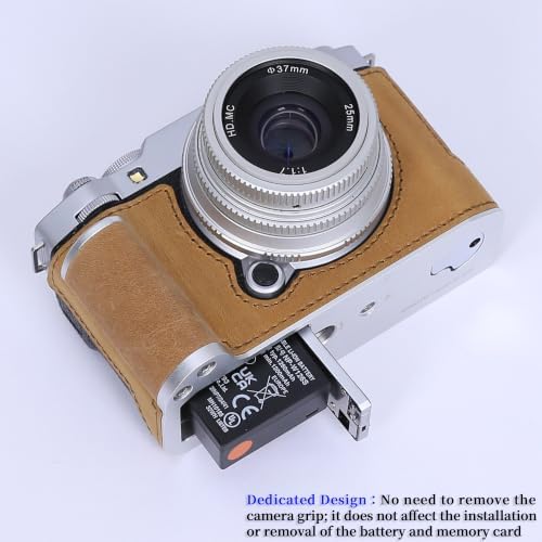 Camera Genuine Leather Half Case ，Compatible with FUJIFILM X-M5 XM5 - Image 3
