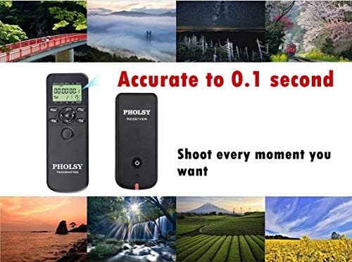 PHOLSY Wireless Timer for Canon Olympus Fuji Camera Remote Control with HDR - Image 4