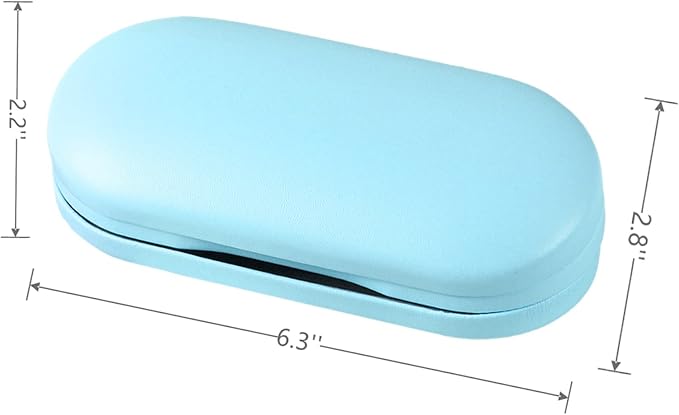 AITIME 2 in 1 Contact Lens and Glasses Case Combo,Contact Travel Case Kit | Double Sided Eye Contact Case with Remover Tool,Storage Organizer Accessories,Cute Eyeglasses Case with Contact Holder - Image 7