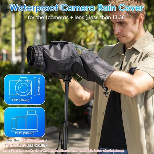 Professional Camera Rain Cover,Waterproof Camera Cover for Nikon Canon Sony - Image 2