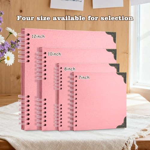 Scrapbook Album 7x7 Inch - Hardcover Kraft Paper Photo Album with 40 Pages, Memory Book for Wedding, Anniversary, Family, Christmas, Baby Shower, Ideal for Preserving Precious Moments - Image 6