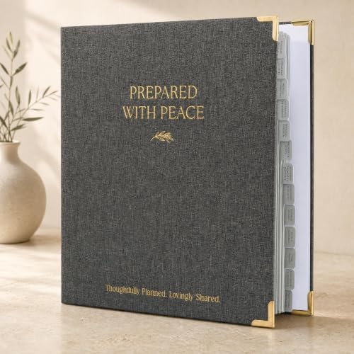 Thoughtful End-of-Life Planner Binder - Organizer for Final Wishes & Estate by ZICOTO