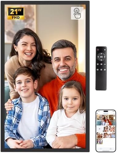 Dragon Touch 21 Inch WiFi Digital Picture Frame Touch Screen by DragonTouch