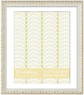 VIOLABBEY 14x16 Picture Frame Antique White and Gold, Ornate Vintage Frame by violabbey