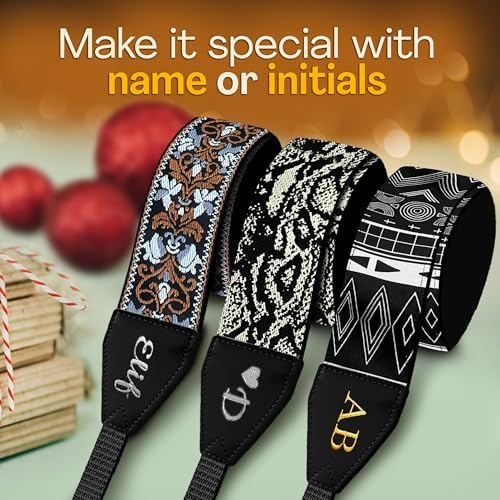 Art Tribute Custom Camera Strap Faux Sneakskin - Add Your Text and We Make It Especially For You Get Your Own Personalized Gift Camera Strap, No Shipping Cost! - Image 5