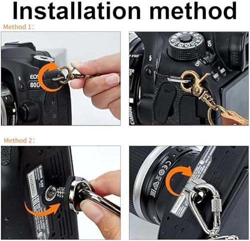 Camera Harness,Dual Camera Harness for Photographers,Leather Dual Camera Strap for Two DSLR/SLR Cameras,Adjustable - Image 4
