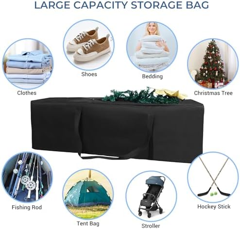 COOLBEBE 60" Sports Duffle Bag - 332L Extra Large Travel Duffel Luggage Bag - Image 4
