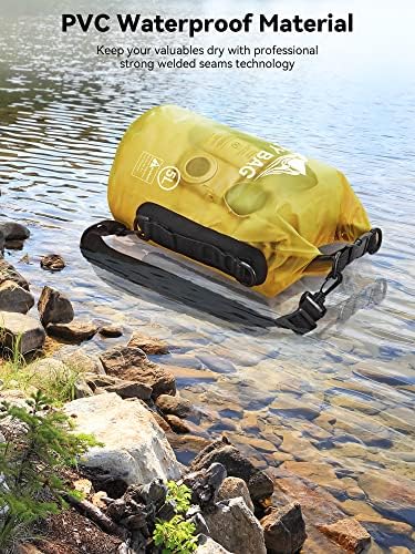 HEETA Dry Bag Waterproof Backpack with Phone Case 5L/10L/20L/30L/40L - Image 3
