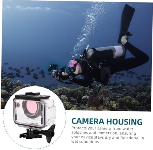 Artibetter Camera Case Dive Shell for Digital Cameras Underwater Housing Dual Cold Shoe Mounts - Image 3