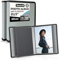 Dunwell 5x7 Photo Album & Art Portfolio Binder, 24 Sleeves, 2-Pack by Dunwell