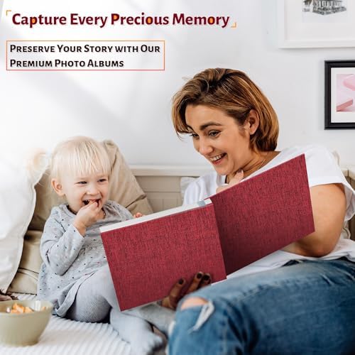 Artfeel Photo Album Self Adhesive Scrapbook,Large Photo Book for 4x6,5x7,8x10 Pictures,DIY Album for Baby Wedding Family Travel Birthday,with Metallic Pen and Scraper - Image 6