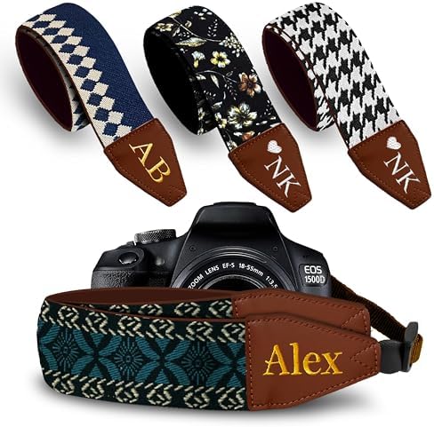 Art Tribute Camera Strap Personalized With Name by ArtTribute