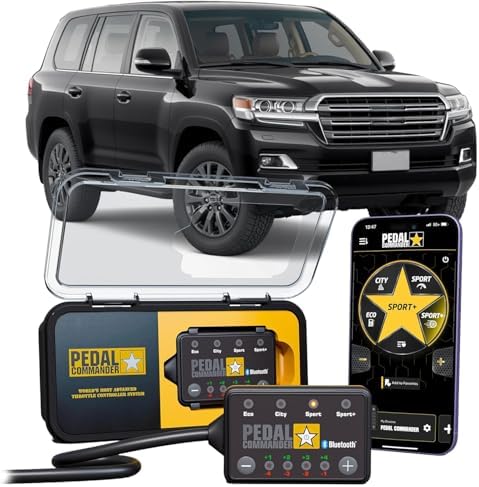PEDAL COMMANDER for Toyota Land Cruiser 2008-2021 Throttle Response Controller - Plug-and-Play, 4 Driving Modes, App Control, Throttle Controller Upgrade, Land Cruiser TRD Parts by PEDALCOMMANDER