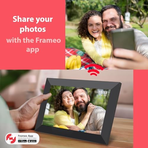 32GB FRAMEO 10.1 Inch Smart WiFi Digital Photo Frame - Image 2